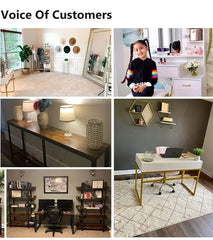 Tribesigns Industrial Console Table, 40 inch Narrow Entryway Foyer Table with Geometric Base, Rustic Hallway Accent Table