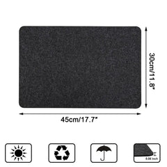 Silicon Heat Resistant Mat New Air Fryer Heatproof Worktop Protector Heat Insulation Felt Slide Countertop Protector