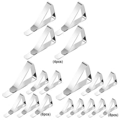 4-32Pc Stainless Steel Table Cloth Clip Wedding Picnic Table Cover Clip Holder Tablecloth Stable Clips for Restaurant Fixed Clip