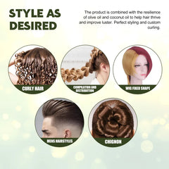 60ml Hair Sculpting Mousse Professional Curly Hair Styling Cream Natural Fluffy Curl Booster Defining Women Haircare Products