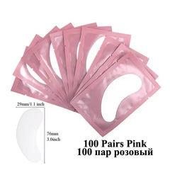 50 Pieces Of Hydrogel Eyelash Patch Grafting Eyelashes Isolating Pad Eyelash Patch Beauty Moisturizing Eye Mask for Long-lastin
