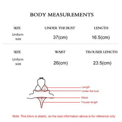 2025 New Women's Solid-color Separate Beach Wear Sexy Halter Three-point Bikini Backless Adjustable Lace-up Swimsuit