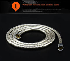 1 / 1.5/2/3/4/5/10 M Shower Pipe Shower Head Water Heater Stainless Steel Hose General Metal Hose Hose Water Softener