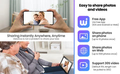 Digital Picture Frame10.1 Inch 32G WiFi Photo Frame 1280x800 HD IPS Touch-screen Auto Rotation Photo Sharing Via APP Decorative