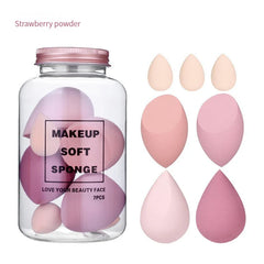 7PCS Canned Cosmetic Sponge Set Dry And Wet Liquid Foundation Powder Puff Professional Cosmetic Tools Make-up Artist