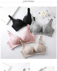 8cm Thickened Non-empty Cup Underwear Small Chest Gather Anti-sagging Hand-cup Bra Adjustable Bra Women