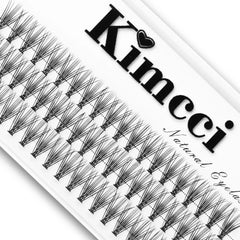 Kimcci 60 bundles / Case Natural False Eyelashes Extension Makeup 20P 3D Russian Individual Eyelashes Extension Mink Eyelashes