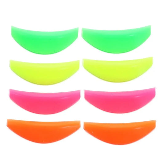 4 Pairs Eyelash Lift Perm Pads Kit Silicone Eye Curler Rods Tool Recycling Lashes Rods Shield 3D Eyelash Lifting Applicator Tool