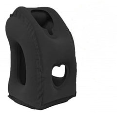 1pc Inflatable Travel Pillow, Airplane Pillow With Patented Valve Design, Travel Accessories With Neck And Head Support, Travel