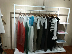 Lightweight Indoor Clothes Hanger Modern Movable Rail Storage Clothes Hanger Drying Space Saving Kledinghangers Home Furniture