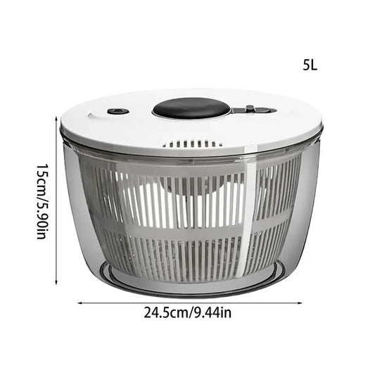 Vegetable Dryer Spinner Lettuce Dryer Vegetable Dehydrator 3L/5L Kitchen Vegetable Dryer Quick Drainage For Fruit Washing And