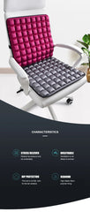 Air Cushion Portable Car Seat Office Chair Wheelchair Pad Anti Bedsore Orthopedics Pain Pressure Relief Cushion Camping Seat Mat