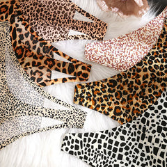 Giczi 3PCS/Set Women's Panties Fashion Leopard Thongs Woman Seamless Underwear Sexy Lingerie Breathable Cozy G-String Hot T-Back