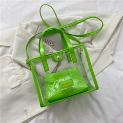 Crossbody Shoulder Bags with Removable Strap Stadium Approved Bags Women Transparent Clear Purse