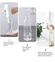 Spray bottle continuous high pressure water refill dilution fine mist atomizing spray bottle pressed refill water bottle size op