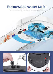 2024 New App Control Vacuum Sweeper Home Large Robotic Wet And Dry Sweep Mop Floor Smart Robot Vaccum Cleaner 2800Pa Suction