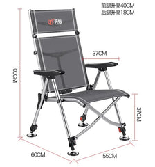 Aluminum Alloy European 낚시의자 Fishing Chair Foldable 캠핑의자 Thickened 낚시좌대 Portable 민물낚시의자 camping chair кресло для рыбалки
