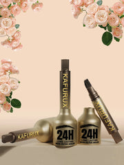 3D Dye Eyebrow Pencil Hairling Anti-smudge Waterproof Long Lasting Black Brown Large Brush Natural Wild Eyebrow Enhancers Cream