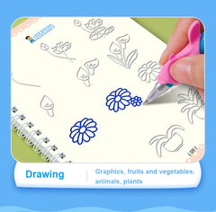 Writing Exercise Books English Groove Magic Practice Copybook Children's Book Learning Numbers Letters Alphabet Calligraphy Gift