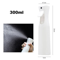200ml/300ml/500ml High Pressure Continuous Spray Bottle Hair Care Makeup Water Replenishing Spray Bottle Press Mist Spray Bottle