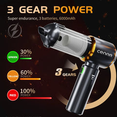 CENRR 2025 NEW Car Vacuum Cleaner Powerful Mini 998000PA Portable Vacuum Cleaner for Home Appliance Handheld Blower Car Cleaner