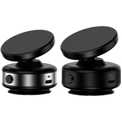 Car Magnetic Vacuum Adsorption Bracket 360 Degree Rotating Aluminum Alloy Mobile Phone Holder For 4.7-inch Or Above Smartphones