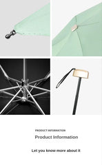Mini Sun Umbrella Pocket Rain Umbrella Vinyl Folding UV Ultraviolet Protection Sun Shade Pocket Parasol Capsule