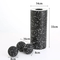 Hollow Yoga Roller Massage Peanut Ball Set EPP Fitness Foam Column For Back Pain Legs Hip Deep Tissue Stretching Muscle Relax