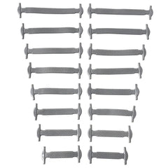 16pcs/lot Silicone Shoelaces No Tie Shoelaces 12 colors Elastic Lace Shoelace Creative Lazy Silicone Laces Rubber Lace