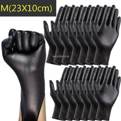 Disposable Gloves Nitrile Gloves Kitchen Black Home Cooking knit reel Tools Tattoo Washing Car Household Cleaning Work Gloves