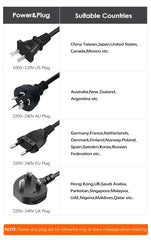 Wancle Electric Meat Grinder Kitchen Chopper Stainless Steel Blade Vegetable Garlic Crusher Household Food Processor Blender