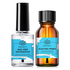 BORN PRETTY 15ml Nail Primer Nail Prep Dehydrate Base Top Coat Gel Nail Polish No Need Of UV LED Lamp Nail Art Varnish Manicure