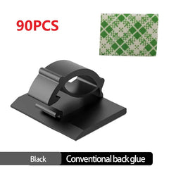 30pcs Cable Organizer Clips Cord Holder Desktop Workstation Wire Manager USB Charging Data Line Bobbin Winder Cable Management