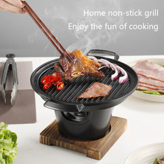 Mini Barbecue Stove Detachable Japanese Alcohol Stove Non-stick BBQ Grill Furnace Roasting Meat Tool for Picnic Camping Stove