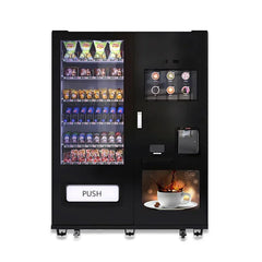 Automatic Coffee Vending Machine Drink Snacks Integrated Commercial with Snack Machines MDB System coffee machines With Grinder