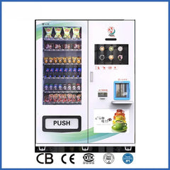 Automatic Coffee Vending Machine Drink Snacks Integrated Commercial with Snack Machines MDB System coffee machines With Grinder