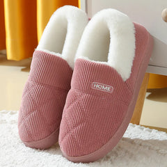 Litfun New Fur Slippers For Women Men Winter Furry Fashion Warm Ankles Plush Cozy Slides For Home Indoor Soft Sole Cotton Shoes