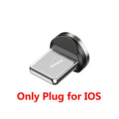 AUFU LED Magnetic USB Charging Cable USB Type C Phone Cable Magnet Phone Charger Micro USB For iPhone 11 12 Pro Max For Xiaomi