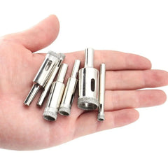 30pcs Diamond Hole Saw Drill Bit Set 6-50mm Cutter Glass Ceramic Tile Porcelain