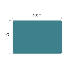 60/40cm Oversized Food Grade Silicone Waterproof Placemat Heat Insulation Anti-Skidding Washable Table Mat For Kitchen Dinner