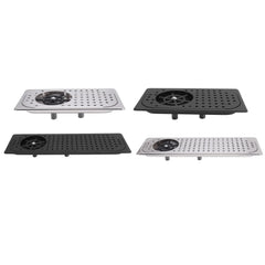 Built-in Cup Washer Stainless Steel Glass Cleaning Rinser High Pressure Cup Washer With Drain Drip Tray Hose For Bar Coffee Shop