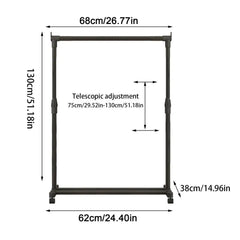 Heavy-Duty Telescopic Clothes Rack