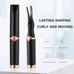 Electric Eyelash Curlers Rechargeable 3 Heat Modes Fast Heating Handheld Eyelash Curler Ideal Gift for Women Girlfriend