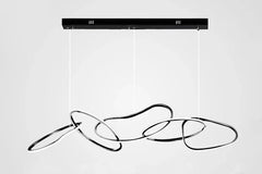 Modern Simplicity Circle LED Pendant Lights for Dining Living Home Decor Hanging Ring Chandelier Lamp Fixture