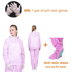 Isolation Split Type Work ClothesUnisex Reusable Anti-Static Safety Clothing With Pockets Dust-Proof Clean Paint Materials