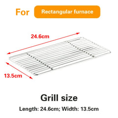 Aluminum alloy tea cooker Small oven Korean style cast iron barbecue dish portable grill korean bbq Japanese charcoal grill