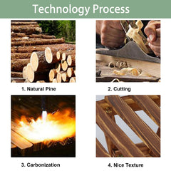 Movable Wood Plant Stand, Triangular Shelf, Flower Pot, Storage Holder, Garden Display, Shelving Rack, Outdoor, Indoor, 6 Tier