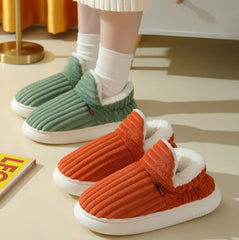 Litfun New Fur Slippers For Women Men Winter Furry Fashion Warm Ankles Plush Cozy Slides For Home Indoor Soft Sole Cotton Shoes