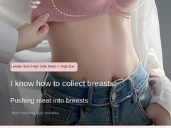 2024 New Push Up Bra for Small Chest Ultra Thick 6CM Padded No Steel Ring Comfortable & Sexy Lift Lingerie for Flat Chest Women