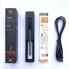 Meat Food Steak Thermometer Wireless Digital Bluetooth Barbecue Accessories for Oven Grill BBQ Smoker Kitchen Sous Vide Cooking